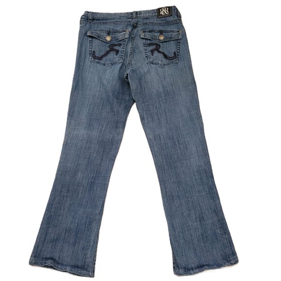 Rock & Republic Women’s Size 14 Y2K Vintage Bootcut Low Rise Medium Wash Jeans - Picture 2 of 10